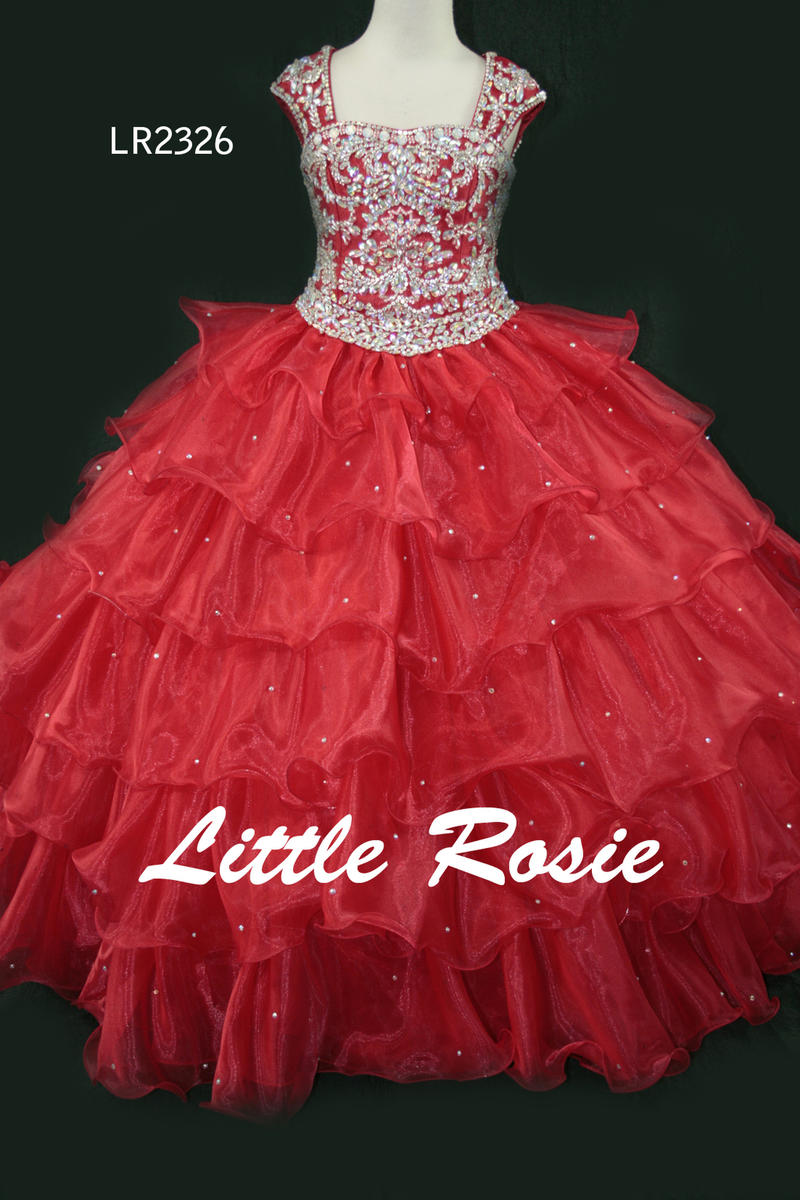 Little Rosie Girls Glitz Long Pageant LR2326