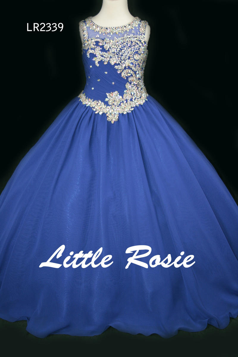 Little Rosie Girls Glitz Long Pageant LR2339