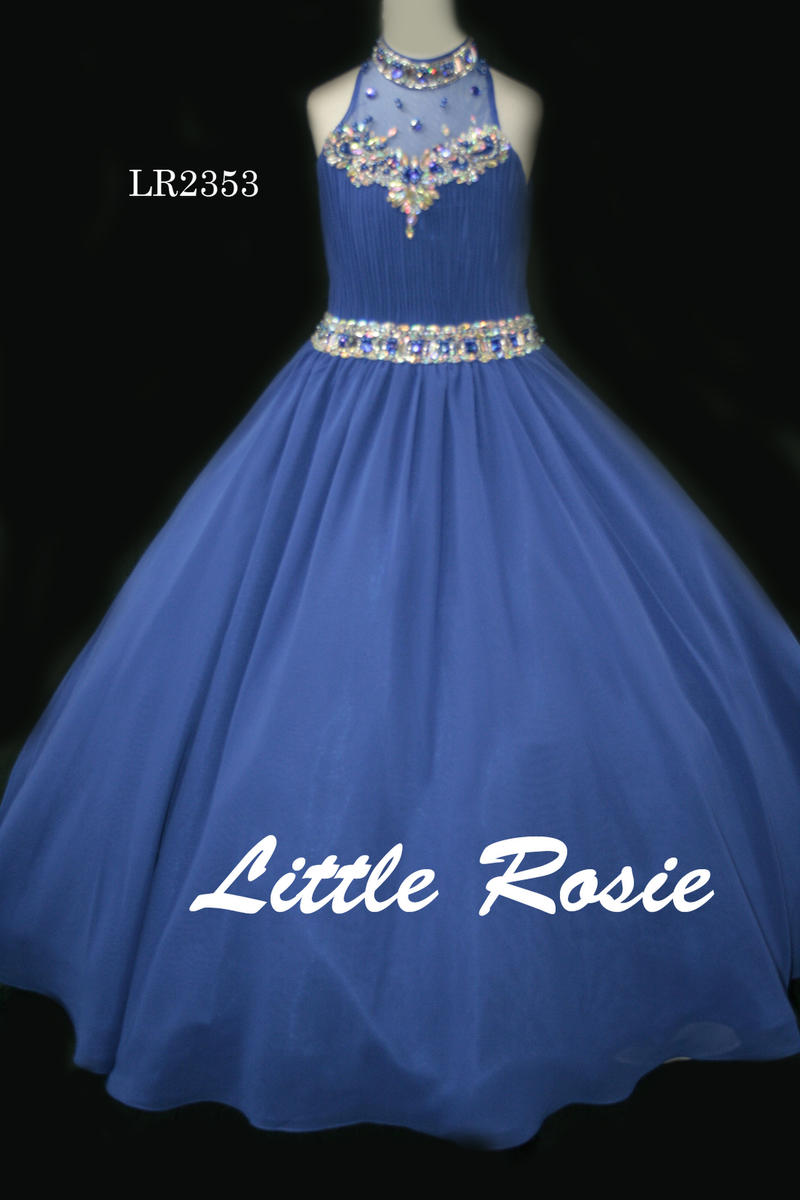 Little Rosie Girls Glitz Long Pageant LR2353
