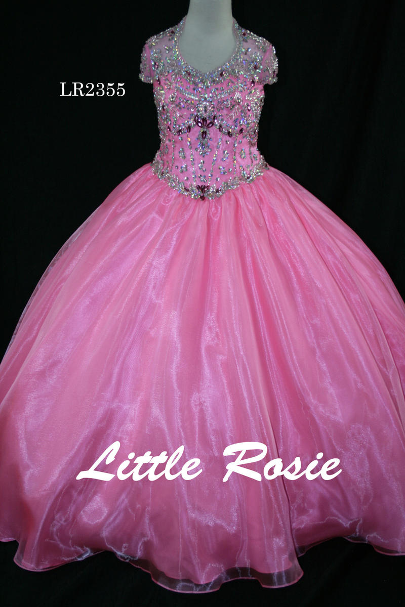 Little Rosie Girls Glitz Long Pageant LR2355
