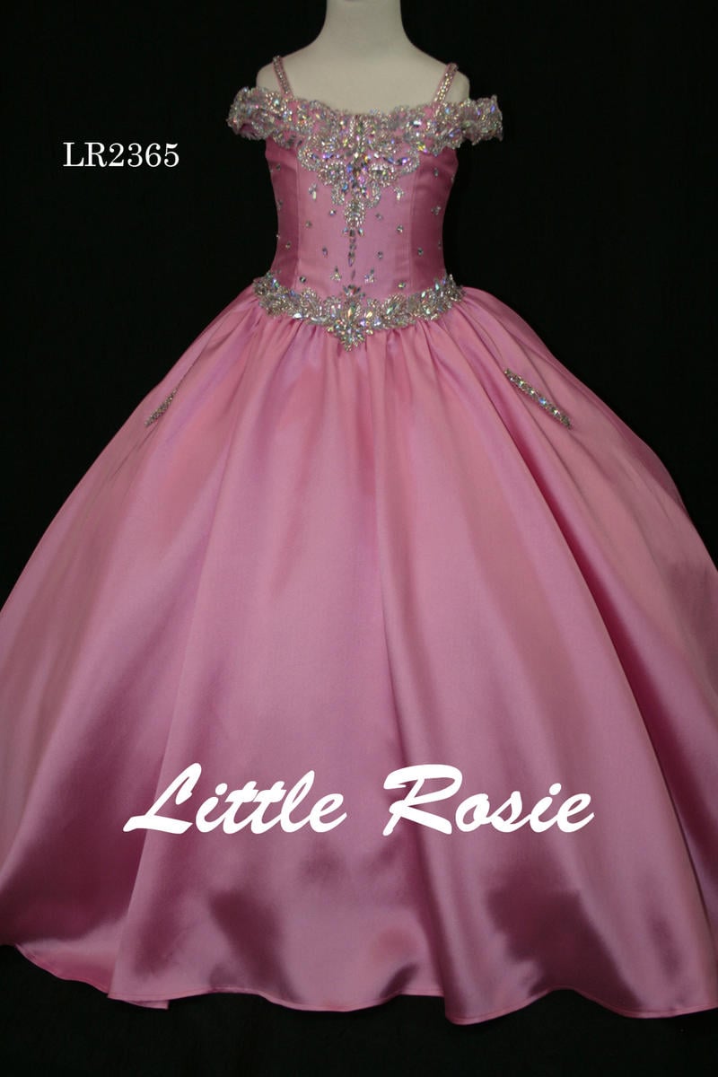 Little Rosie Girls Glitz Long Pageant LR2365