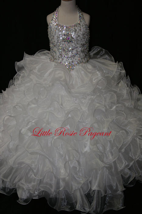 Girls Glitz Pageant Dresses-Long Skirt LR2006