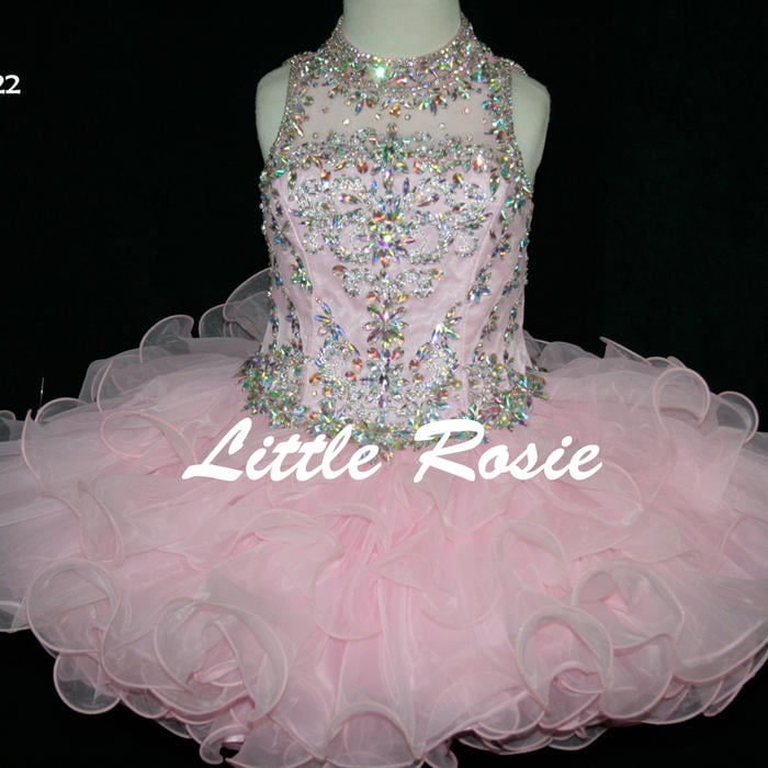 Little Rosie Pageant Dresses-Short Skirt SR422