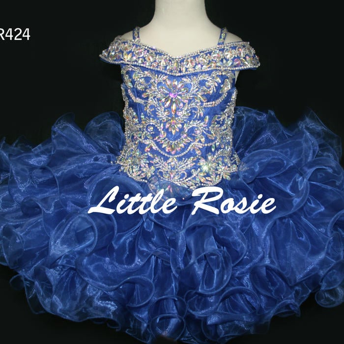 Little Rosie Pageant Dresses-Short Skirt SR424