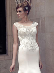 2141 Champagne/Ivory/Silver Lace  Beading detail