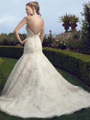2159 Champagne/Ivory  Silver Lace back
