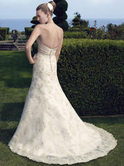 2161 Champagne/Ivory/Silver Lace  Beading back