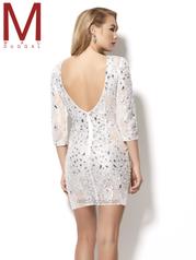 85387RT Ivory/Silver back