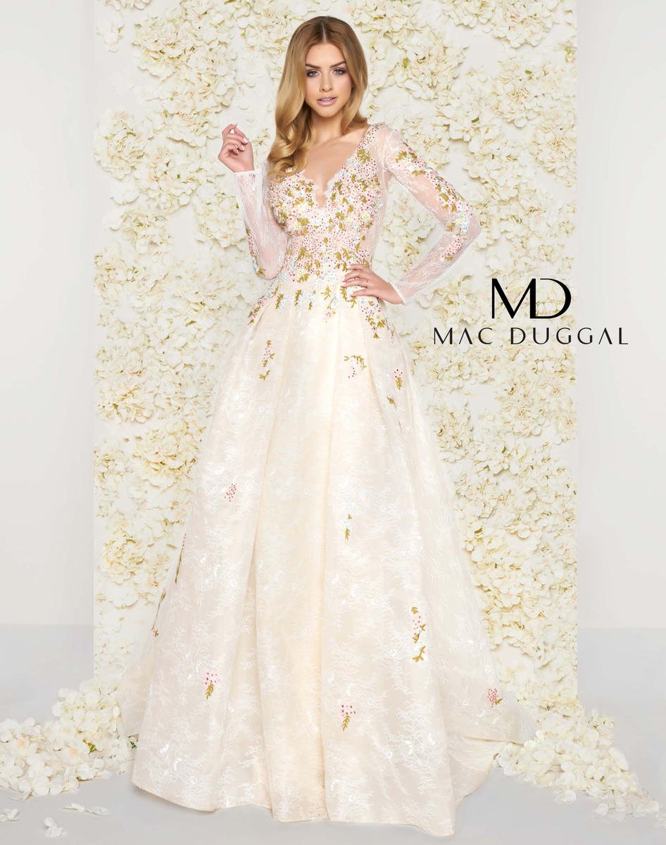 mac duggal wedding dresses