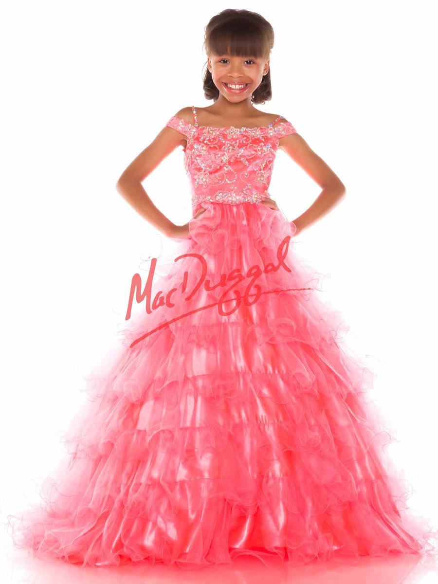 mac duggal little girl pageant dresses