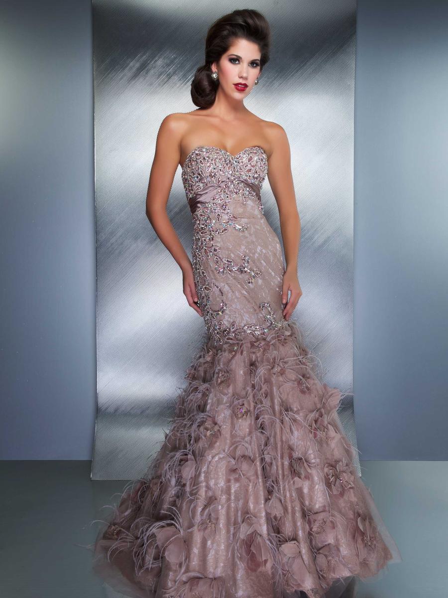 rose gold pageant dress
