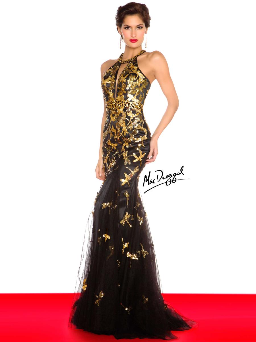 black and gold formal outfit