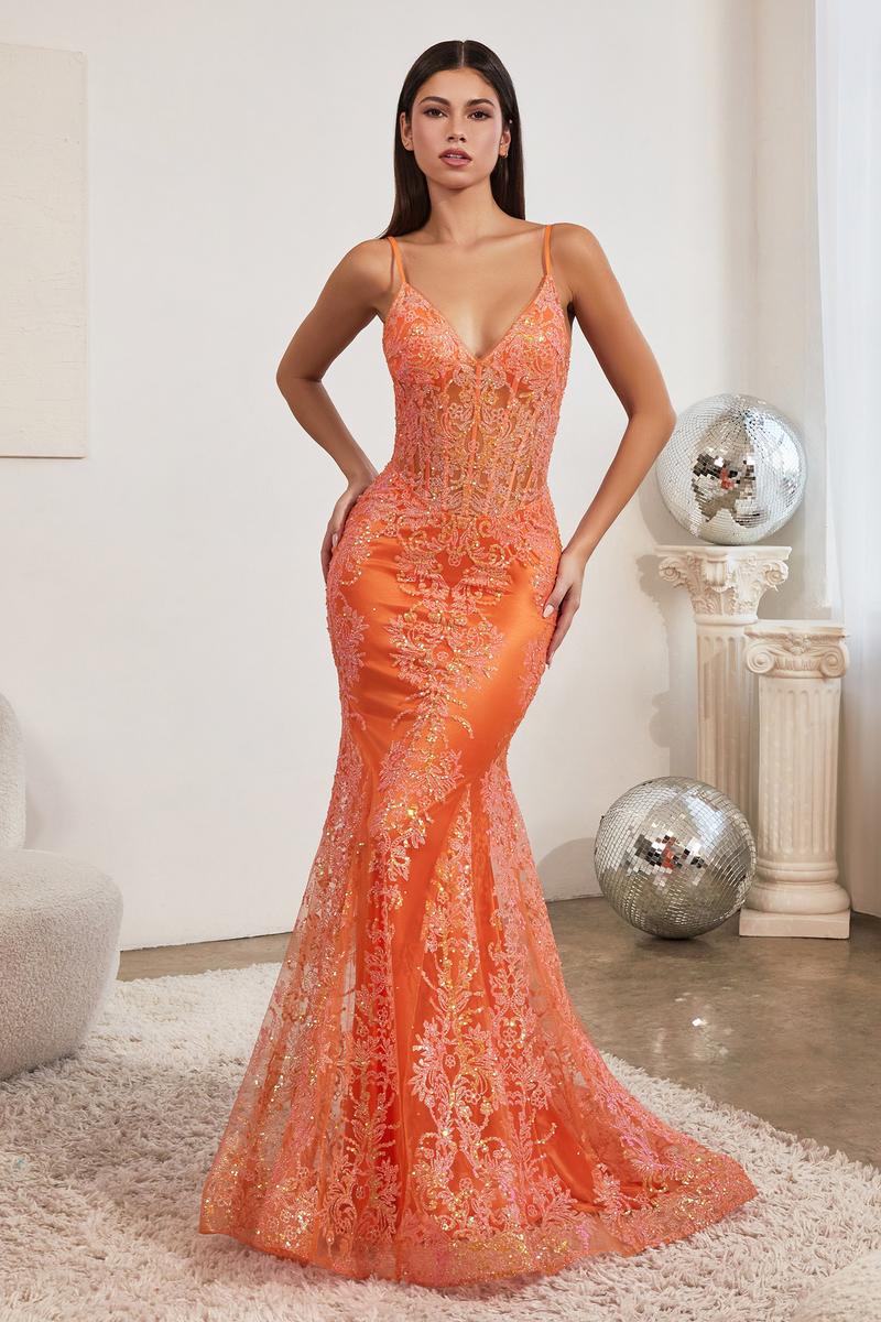j810 prom dress Ladivine J810 Dress DARK EMERALD / 4