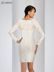 3490 Off White (short Dress W/Skirt) back