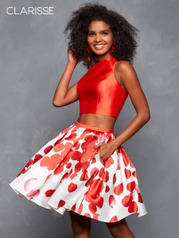 3644 Red/Print front