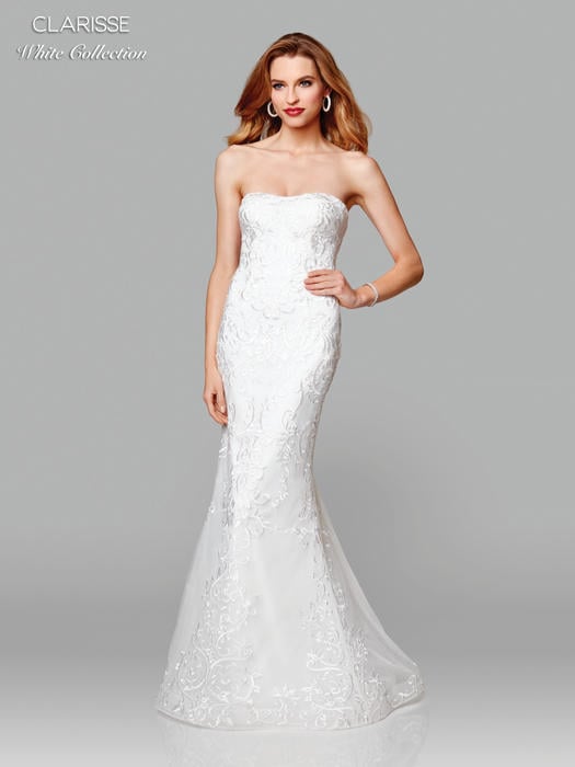 Clarisse White Bridal Wedding Dress