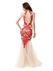 1139 Red/Nude back