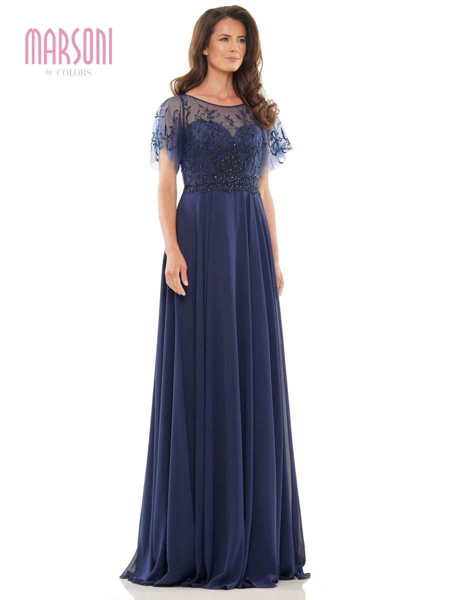 Navy Blue Color Readymade Gown buy online - Gown
