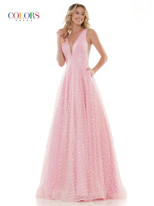 Colors Dress - Sequin Mesh Ball Gown 2170
