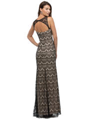 DQ-9469 Black/Nude back