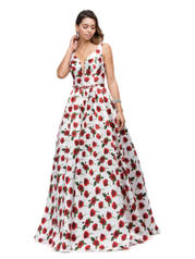 DQ-9774 Rose Print front