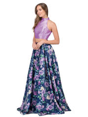 DQ-9951 Lilac/Multi Print front