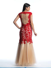 10004 Red/Nude back