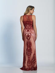 A5336 Red/Nude back