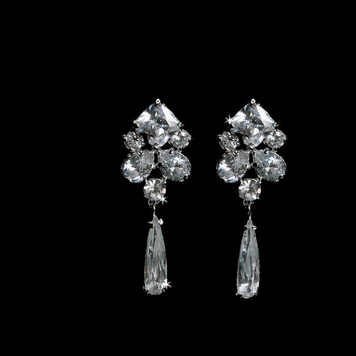 Rhinestone Earrings E1295