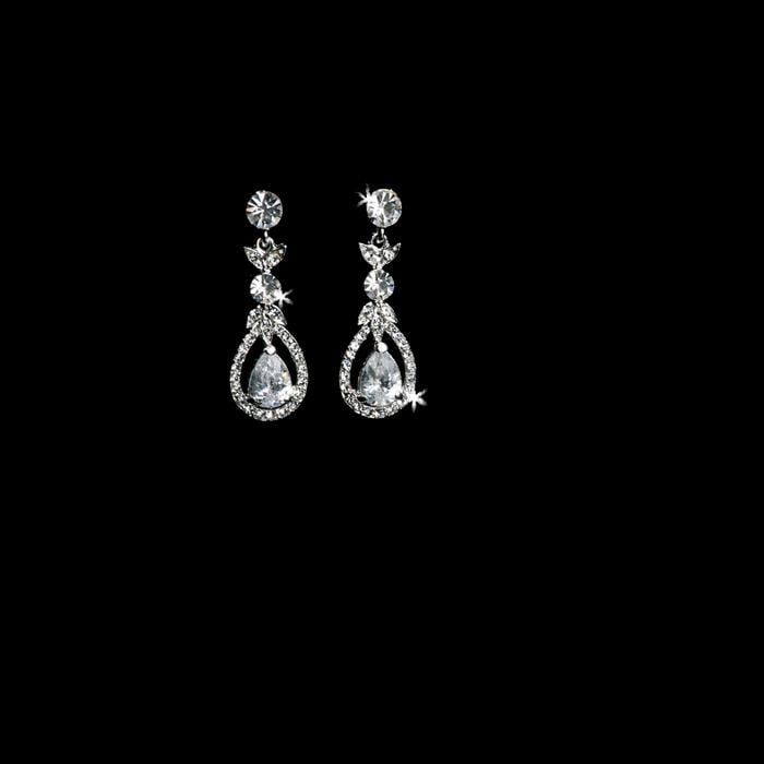 Rhinestone Earrings E1297