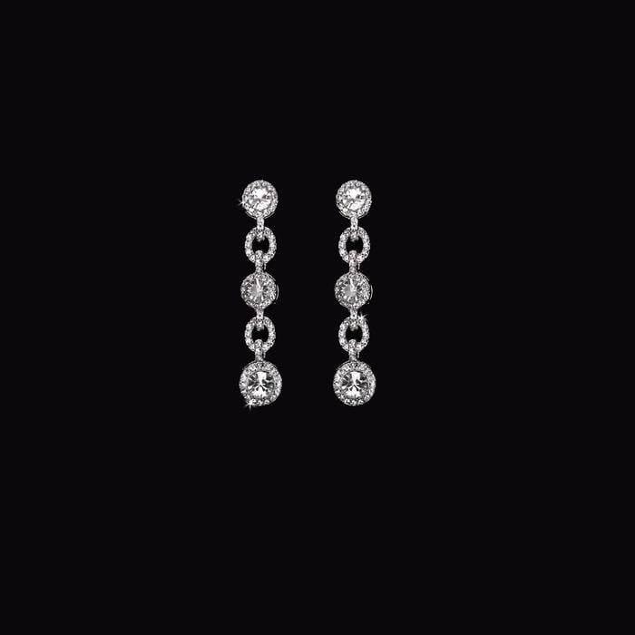 Rhinestone Earrings E1565