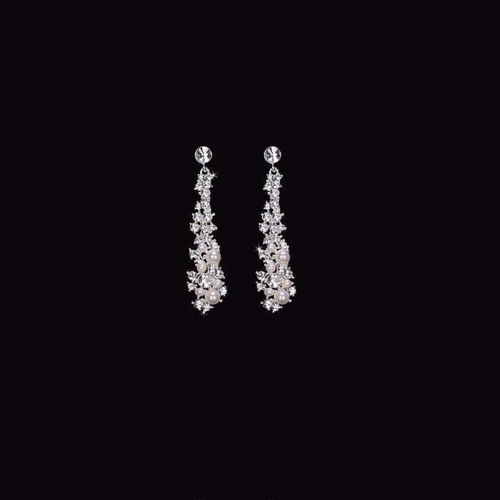 Rhinestone Earrings E1568