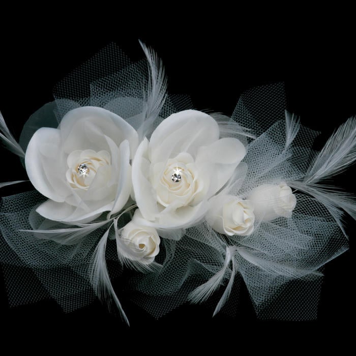 Fabric Bridal Flower FL1283