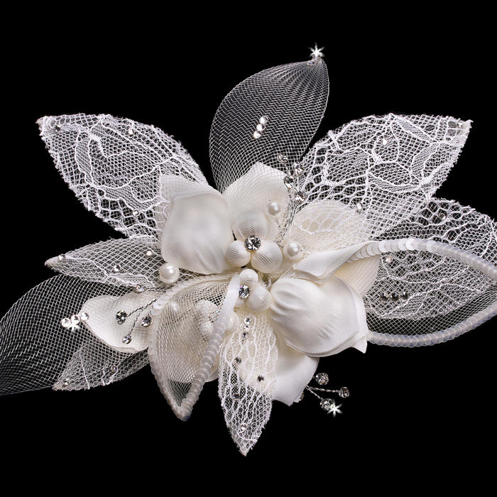 Fabric Bridal Flower FL1347