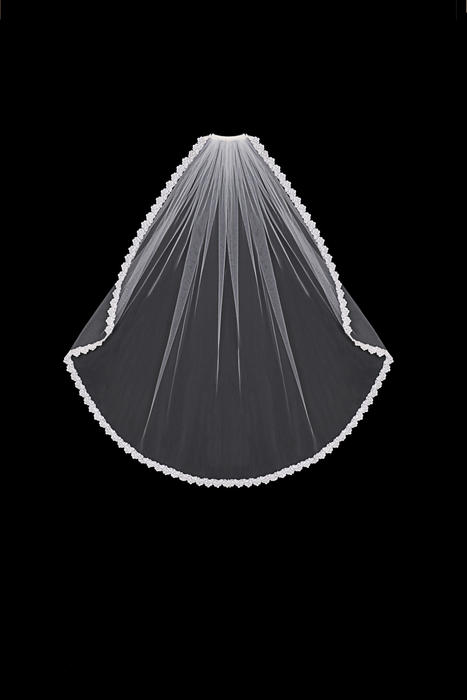 Single Tier Bridal Veil V1591SF
