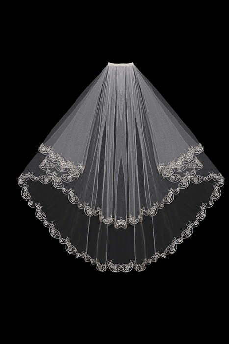 Circle Cut Bridal Veil V1596F