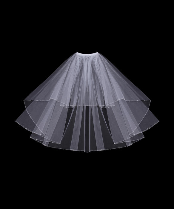 Circle Cut Bridal Veil V201S