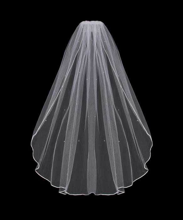 Single Tier Bridal Veil
