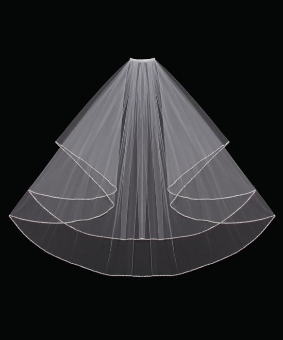 Circle Cut Bridal Veil V303W