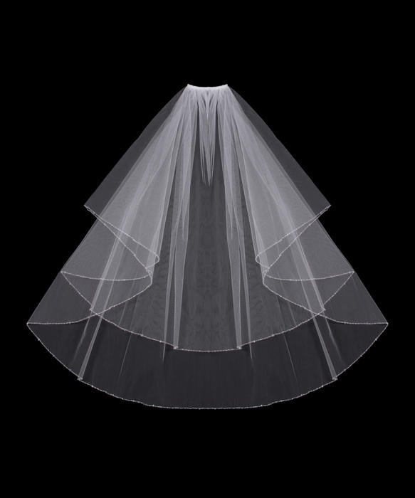 Circle Cut Bridal Veil V406W