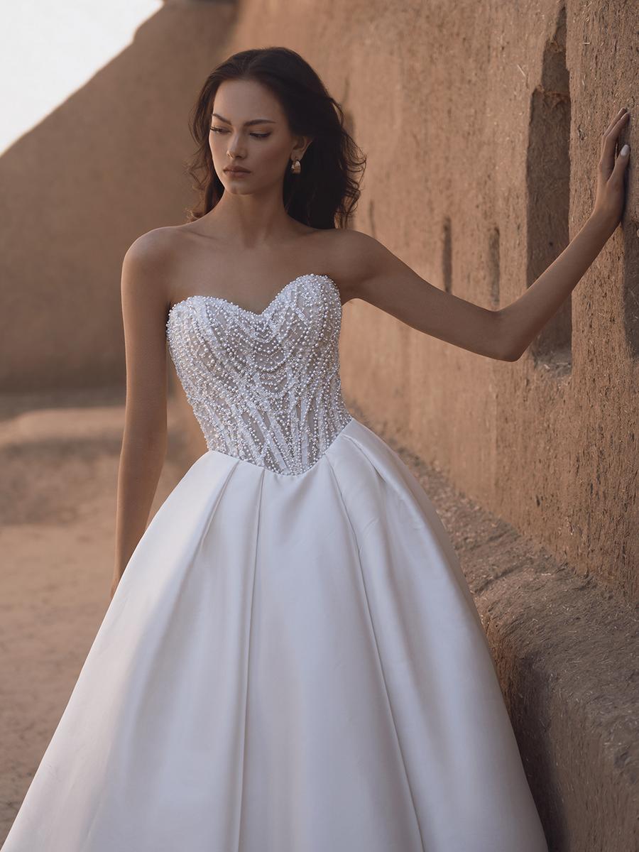 blue and brown wedding dress Pale Blue wedding gown 4 US / Pale Blue/Ash Blue