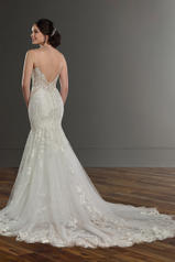 1002 Ivory Silver Lace/Ivory Gown/Ivory Tulle Illusion back