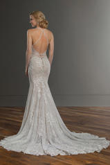 1021 Ivory Lace/Ivory Gown/Porcelain Tulle Illusion back