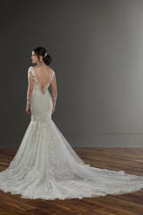 1054 Ivory Gown/Ivory Tulle Illusion back