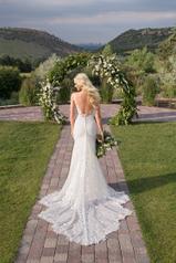 1059 Ivory Lace/Tulle On Natural Bellagio Crepe/Ivory T back