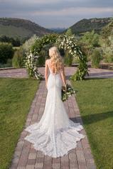 1059 Ivory Lace/Tulle On Natural Bellagio Crepe/Ivory T back