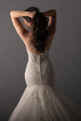 1092 Ivory Gown With Ivory Tulle Illusion back