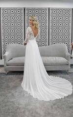 7291 (IV-IV)Ivory Gown With Ivory Tulle Plunge back