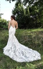 Bowie (iviv-iv) Ivory Lace And Tulle Over Ivory Gown Wit back