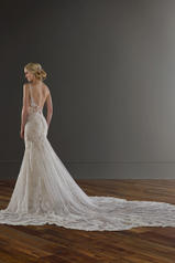 1111 Ivory Lace And Tulle Over Ivory Gown With Ivory Tu back